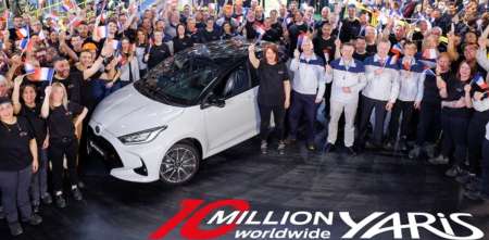 Toyota Yaris llegó 10 millones de unidades producidas en el mundo