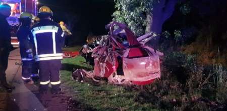 Tragedia en la ruta 191: un hombre falleció tras impactar contra un árbol