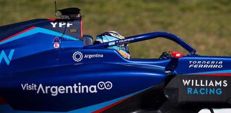 Franco Colapinto culminó el primer día de test en Ímola