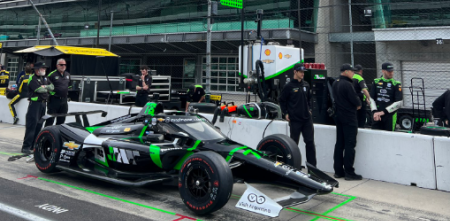 La IndyCar Series ya gira en Indianápolis y Canapino espera en boxes