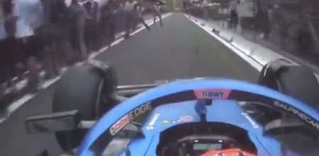 F1: el momento que casi provoca una tragedia en el GP de Azerbaiyan