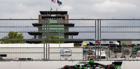 IndyCar: Canapino hizo el último chequeo previo a la carrera en Indianápolis