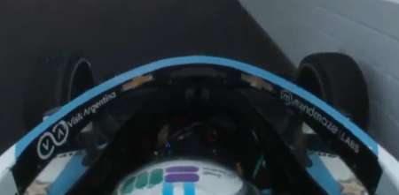 IndyCar: Canapino y su reacción al roce que tuvo contra el muro en clasificación