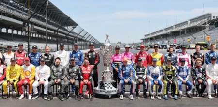 Canapino sobre la foto con todos los pilotos de Indy: “Miraba todo y no podía creer que esto era real”