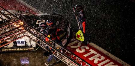 24 Horas de Spa: la lluvia torrencial canceló el entrenamiento nocturno