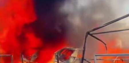 ¡Terrible! Un incendio destruyó el auto de Loeb en el Mundial de Rallycross