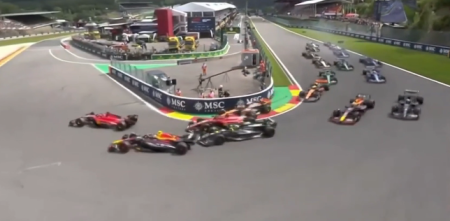 F1: el encontronazo entre Sainz y Piastri que los complicó en Bélgica