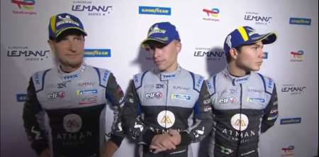 ELMS: la alegría de Marcos Siebert tras el triunfo en Aragón