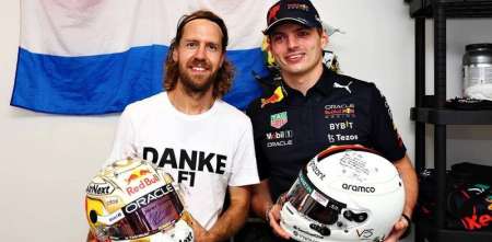 F1: Max Verstappen igualó un récord histórico de Sebastian Vettel en Red Bull