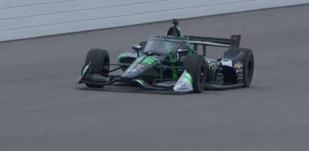 IndyCar: Canapino salió a clasificar en el óvalo de St. Louis