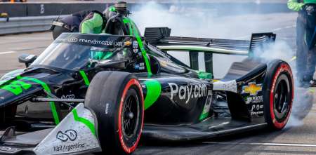 IndyCar: Canapino completó la primera práctica en Portland