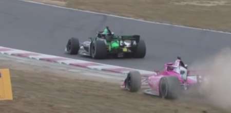 IndyCar: ¡El sobrepaso de Canapino a Kirkwood!