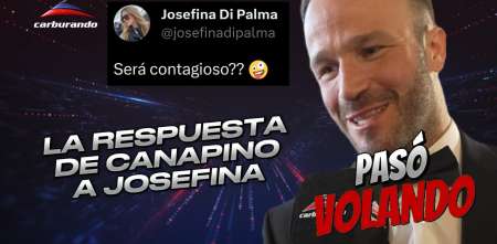 Agustín Canapino le respondió a Josefina Di Palma