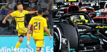 El himno de la F1 sonó en pleno partido de Boca ¿Qué pasó?