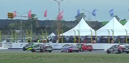 TN en La Pampa: ¡Increíble! Urcera se quedó en la largada de la segunda serie