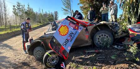 WRC: Lappi protagonizó un fuerte accidente en el Rally de Chile
