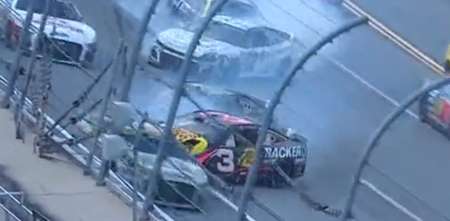 NASCAR: fortísimo choque a pocas vueltas del final en Talladega