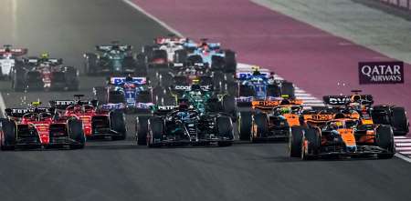 F1: la áspera largada de la carrera sprint del GP de Qatar