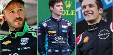 ¡Vamos Argentina! Colapinto, Canapino y Fenestraz, tres pilotos que ilusionan al país
