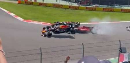 F1: el accidente de Checo Pérez en el GP de México desde la tribuna