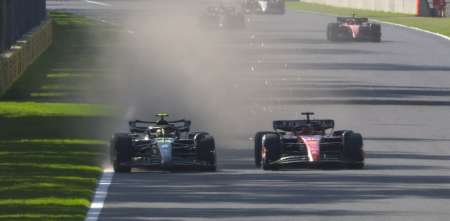 F1: ¡Puro coraje! Hamilton arriesgó hasta el límite para superar a Leclerc
