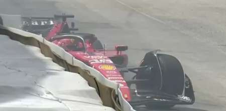 F1: ¡De no creer! Leclerc se quedó sin carrera en la vuelta previa