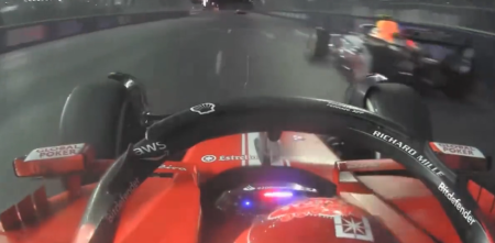 F1: ¡A bordo! La increíble maniobra de Leclerc para pasar a Pérez sobre el final
