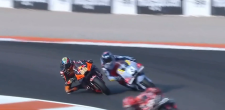 MotoGP: el toque entre Binder y Álex Márquez que despertó la polémica en Valencia