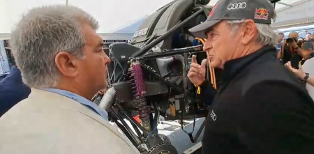 Dakar 2024: Carlos Sainz y una visita de lujo