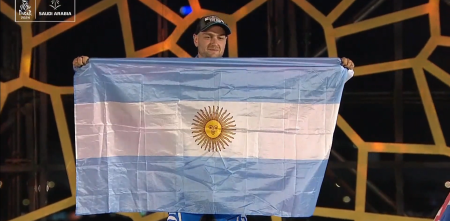 El recibimiento a Manu Andujar en Lobos tras ganar el Dakar 2024 en Quads