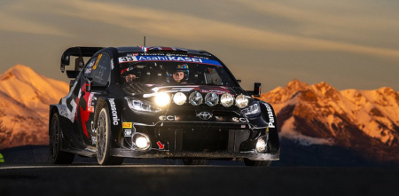 WRC: Evans fue el más veloz en la noche de Montecarlo