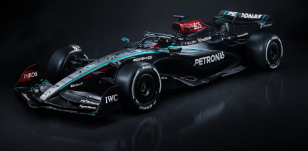 F1: se presentó el último Mercedes que manejará Lewis Hamilton