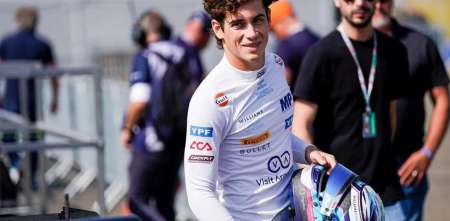 Colapinto, luego de los test de la F2: "Haber estado delante de mi compañero es importante"