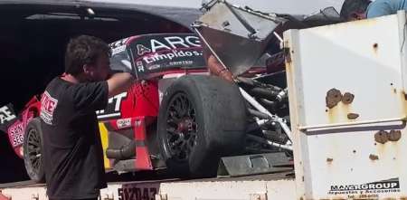 TC: Benvenuti sufrió un fuerte accidente durante el entrenamiento