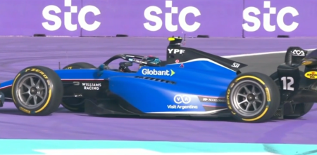 F2: despiste y abandono para Colapinto en Arabia Saudita