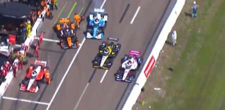IndyCar: ¡Al límite! Polémica parada en boxes de los líderes en St. Petersburg