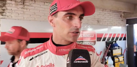 TN: Chapur, post carrera en Paraná: "Tuvimos un fin de semana complicado"