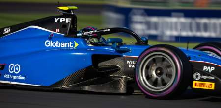 F2: en una gran remontada, Colapinto fue quinto en la Sprint Race