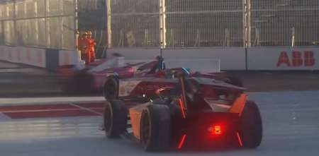 Fórmula E: el choque que perjudicó a Fenestraz al final de la primera práctica en Tokio