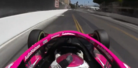 IndyCar: ¡Increíble cámara a bordo en Long Beach! el circuito donde correrá Canapino
