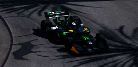 IndyCar: Agustín Canapino terminó noveno en el último entrenamiento en Long Beach