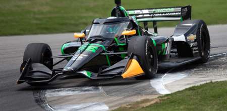 IndyCar: Agustín Canapino finalizó 20° en Barber