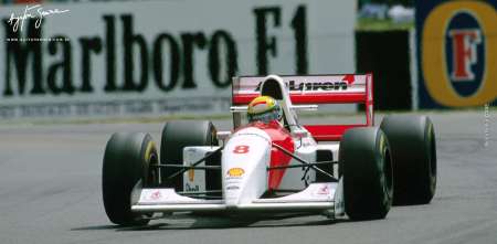 F1: en homenaje a Senna, Vettel girará en el MP4/8 en el GP de Emilia Romaña