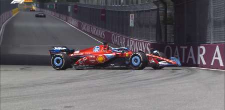 F1: así se vio desde la cámara on board el despiste de Charles Leclerc en Miami
