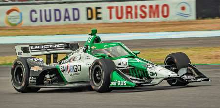 El día que Canapino aceleró un IndyCar en Termas de Río Hondo