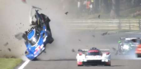 WEC: impresionante accidente obliga a sacar la bandera roja en las 6 Horas de Spa
