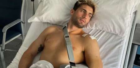Duro accidente de Kevin Benavides: se fracturó un brazo y traumatismo encéfalo craneano