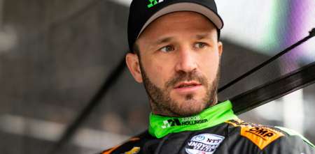 Canapino listo para la actividad de Indy500