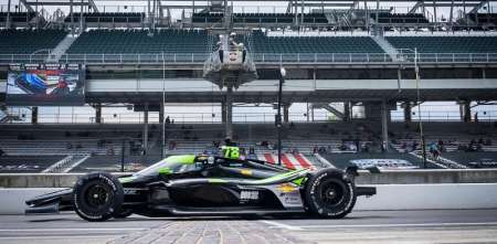 IndyCar: Canapino cerró el miércoles de actividad en Indianápolis