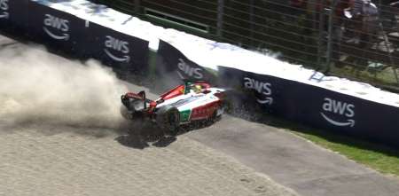 F2: duro golpe para Ollie Bearman al final de la práctica en Imola